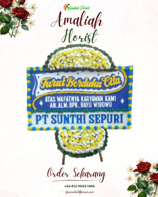 Papan Bunga Duka di Gunungsitoli Idanoi